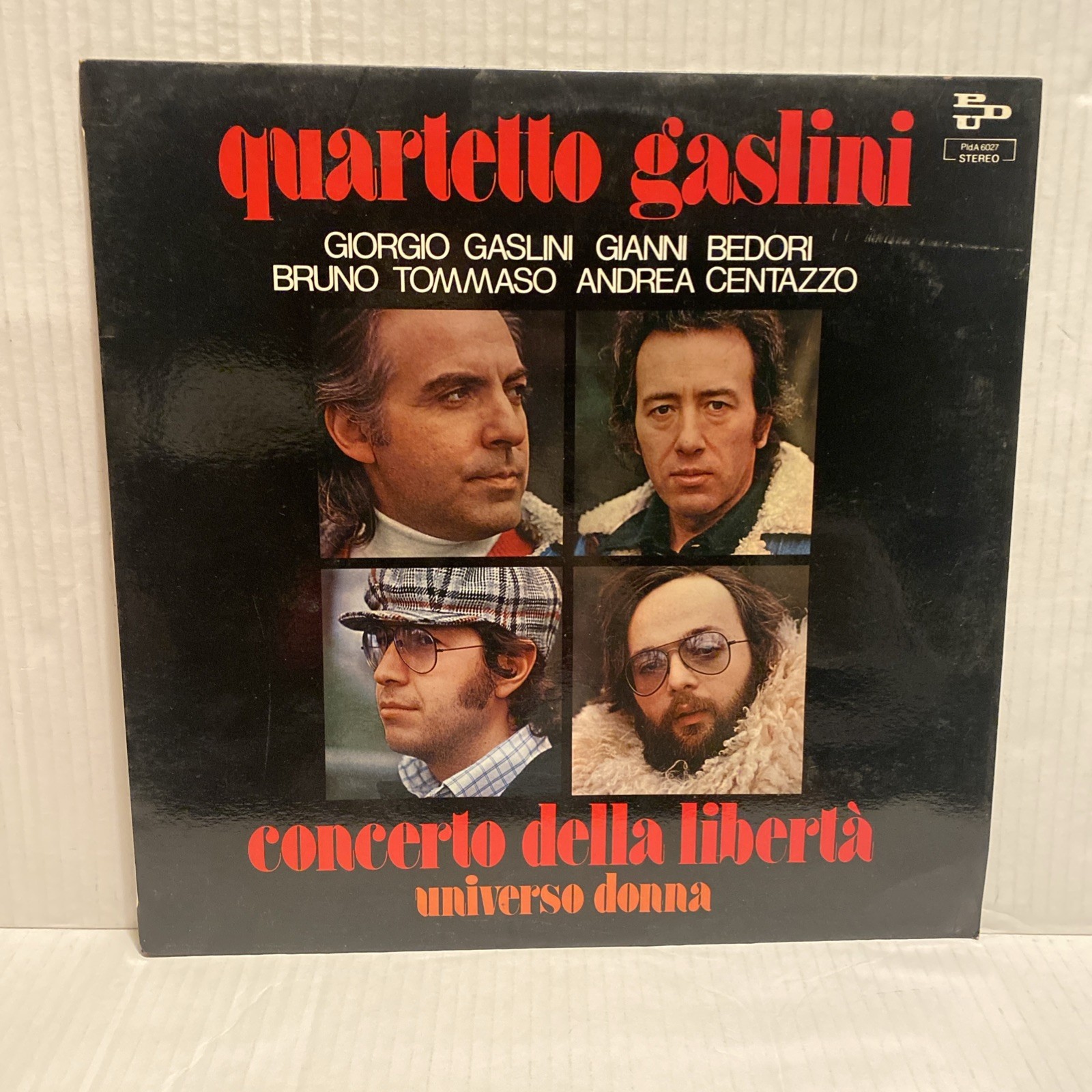 Giorgio Gaslini Quartet - Quartetto Gaslini Concerto Della Liberta Rare LP 1975