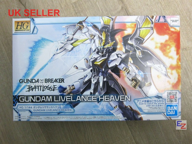 Bandai Gundam Breaker Battlogue HG Gundam Livelance Heaven 1/144 Gunpla Model