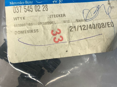 Mercedes-Benz A0375450228 Connector - Original MB Spare Part