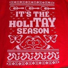 Swiftie Themed Youth XL Ugly Christmas Sweater Crewneck Holiday Taylor Swift