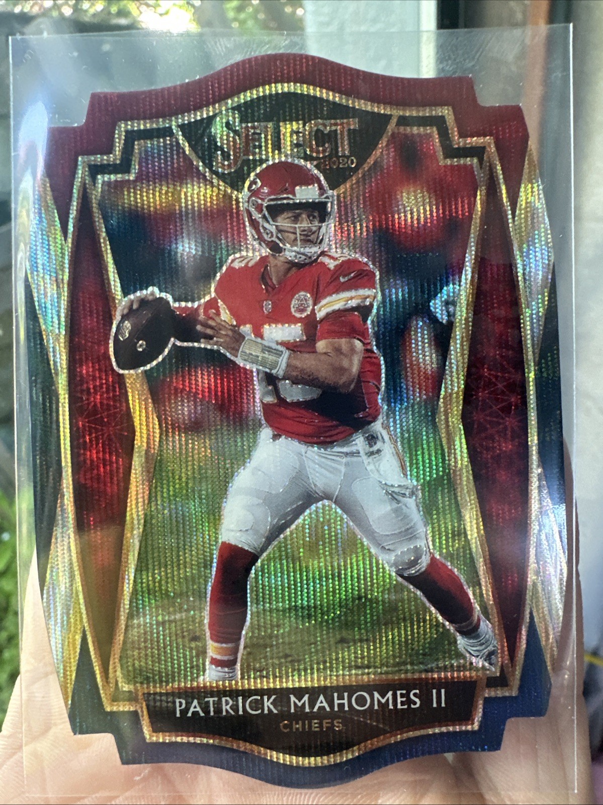 🔥2020 Panini Select Patrick Mahomes Tri-Color Prizm Die-Cut #130 Chiefs🔥