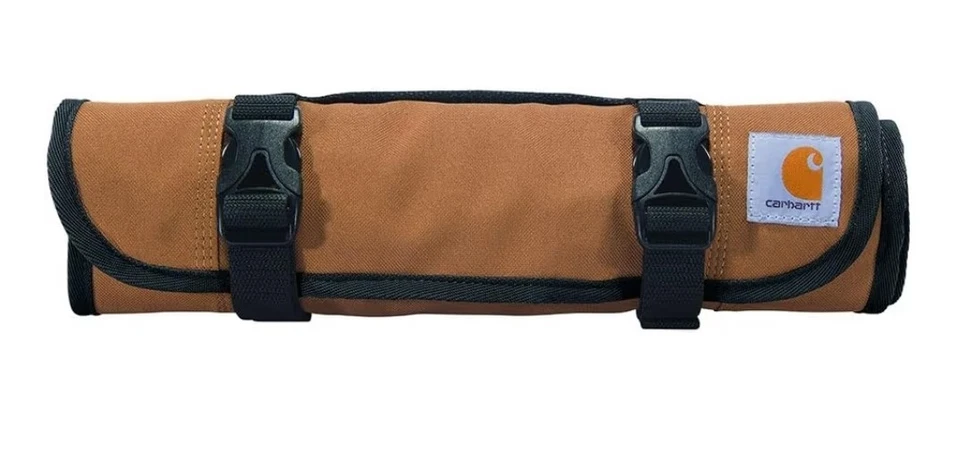 Carhartt 18 Pocket Utility One Size, Essential Tool Roll (Carhartt Brown) - Image 3 of 4