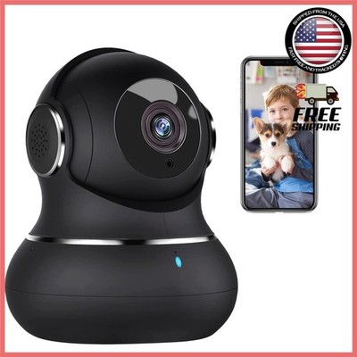 360° Smart Indoor Camera with 2K HD Resolution & Two-Way Audio Functionality