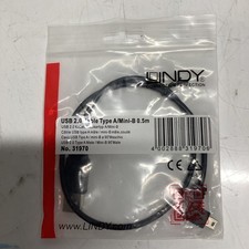 Lindy USB 2.0 cable Type A/Mini-B 0.5m 31970 P-848