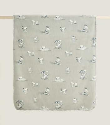 Zara Peanuts Fleece Baby Blanket, NWT