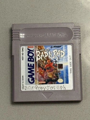 Skate or Die: Bad 'N Rad (Nintendo Game Boy, 1990) Authentic Cartridge TESTED