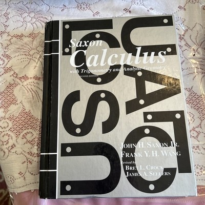 Saxon Calculus 2nd Edition Textbook, Solutions Manual, Testing Book, Answer Key