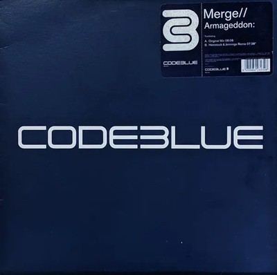 Merge Armageddon Vinyl Single 12inch NEAR MINT Code Blue