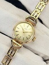Tudor Rolex Lady Cocktail Art Deco 9ct Gold Watch Vintage Antique Bracelet 16mm