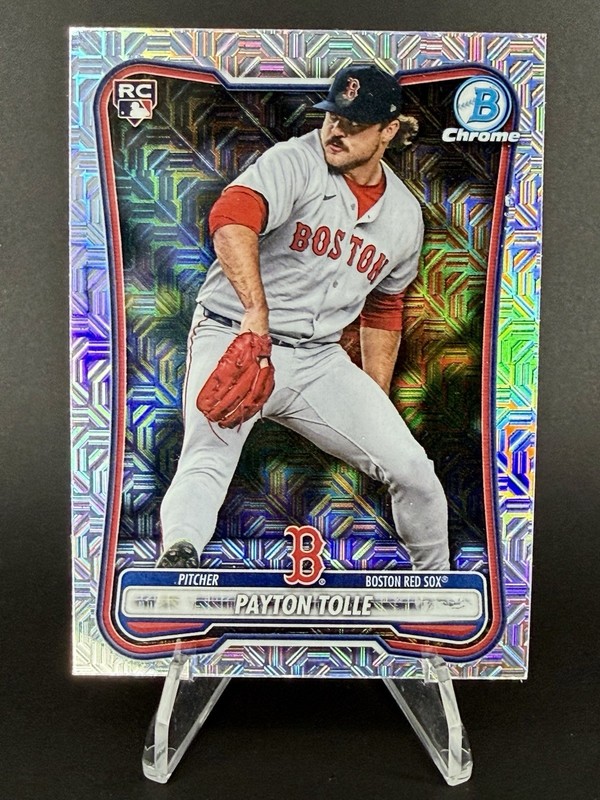 2026 Bowman Baseball #26 Payton Tolle Mojo Refractor Rookie RC Boston Red Sox