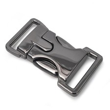 Metall-Klickverschluss mit Feder-Verschluss, 2er Set, 5/8", Klippverschluss