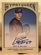 2011 Topps Gypsy Queen - Autographs Brett Cecil #GQA-BC (AU)