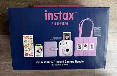 FUJIFILM Instax Mini 12 Instant Camera Holiday Bundle Lilac Purple NEW Sealed