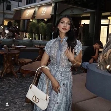 Zimmermann Matchmaker Blouse Size 3 / 14 AU / 10 US Blue Paisley Shirt Top