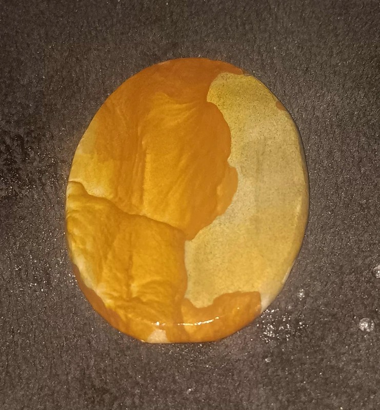 Disaster Peak Picture Jasper (XL Cabonchon Preform Hand Carved With A Dremel).
