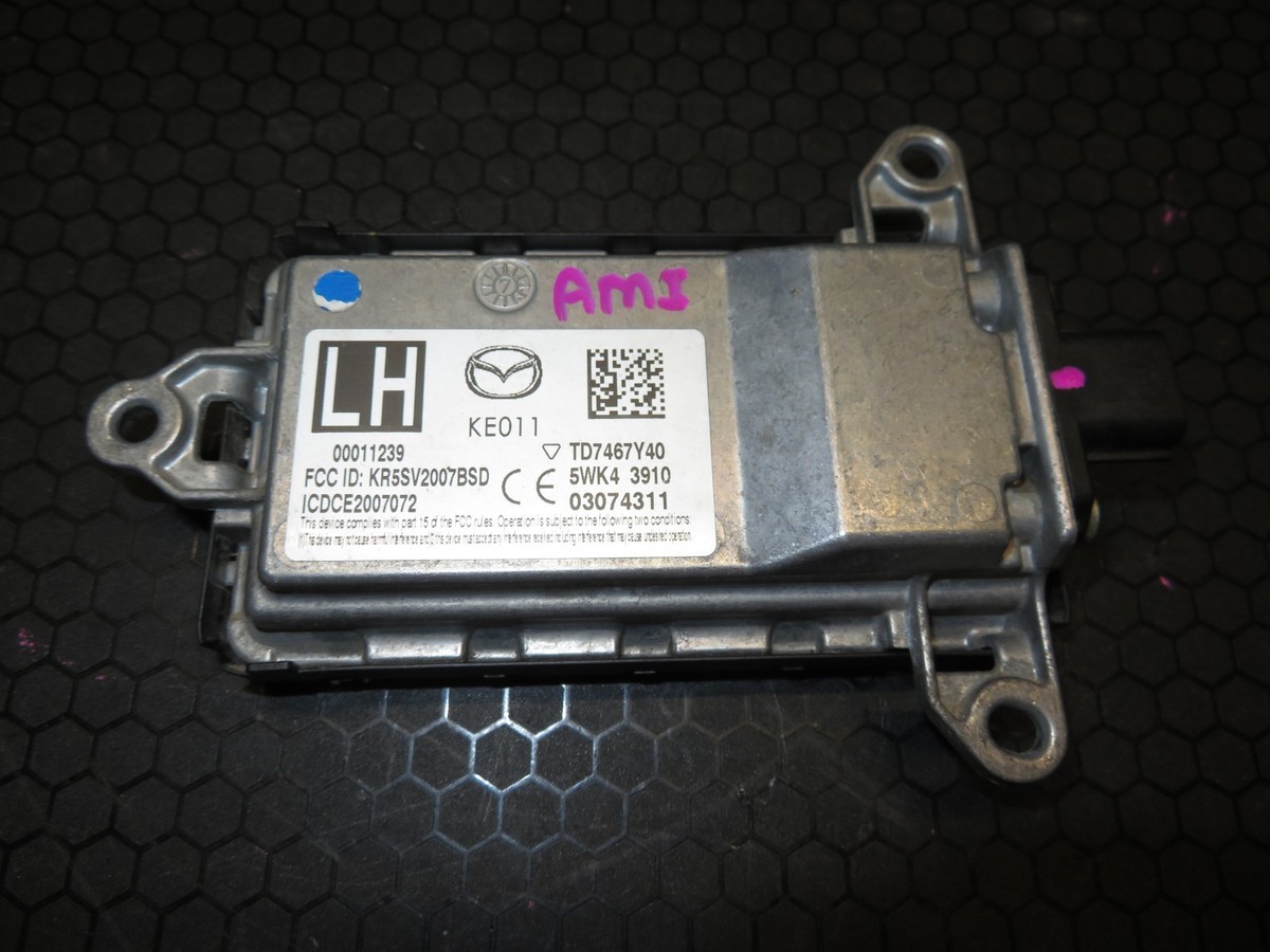 08-15 Mazda Cx-9 Cx9 Left LH Driver BSM Blind Spot Monitor Sensor