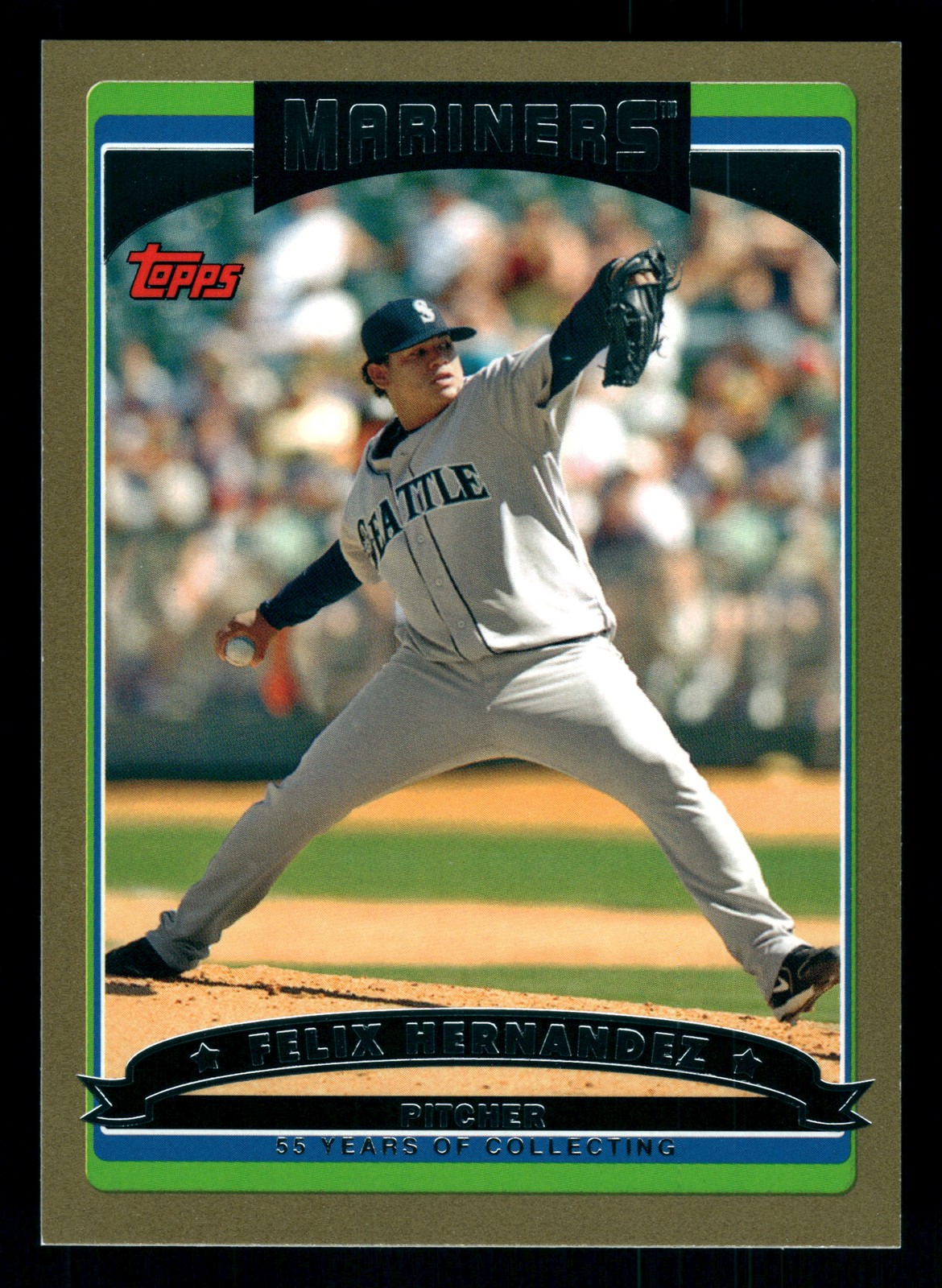 Felix Hernandez Seattle Mariners 2006 Topps Gold #242 SN /2006