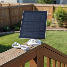 Reliable 5W Solar Panel for Ring Spotlight & Stick Up Cam - Weatherproof Design