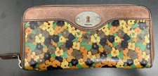 Fossil Women's brown flower pattern purse [WG]