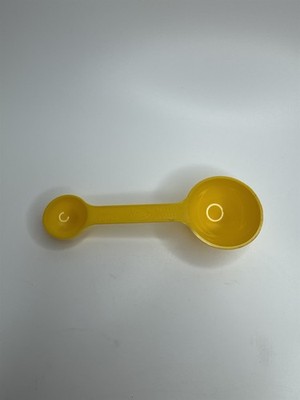 Vintage Yellow Plastic Fuller Brush Co Kitchen Coffee Measuring Scoop