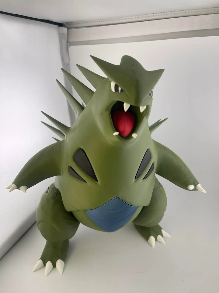 12" Tall Tyranitar Pokémon 3D Printed Figure - High-Detail Collectible Statue - Image 3 of 4