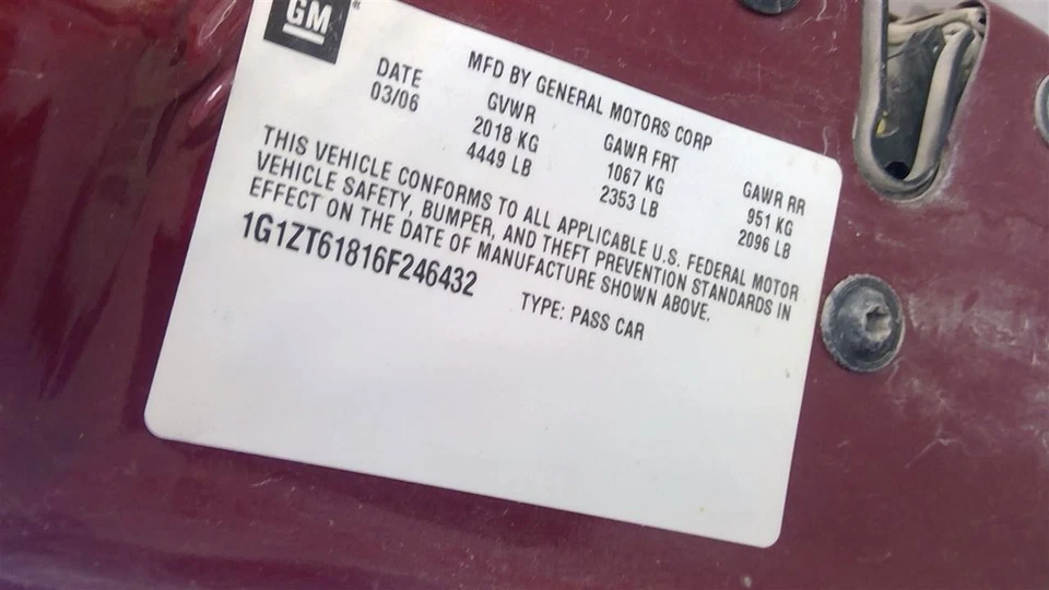 Motor de caja de fusibles sin faros antiniebla compatible con 06 MALIBU 1689599 Foto 4 de 4