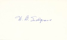 W.D. SNODGRASS - AUTOGRAPH