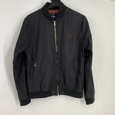 Drakes London Bomber Full Zip Jacket Men’s Size 38 Casual Preppy Quiet Luxury