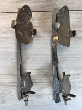 Vintage Barney  Berry Clamp On Ice Skates Springfield Mass Welded Steel Pair