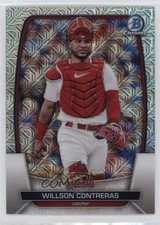 2023 Bowman Mega Box Chrome Mojo Refractor Willson Contreras #100 1u6