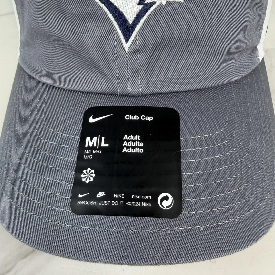 Toronto Blue Jays Hat Cap Strap Back Mens M/L MLB Baseball Trucker Nike - Image 4 of 4