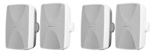 4 Rockville WET-7020W White 70V 5.25" Commercial Indoor/Outdoor Wall Speakers