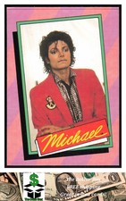 1984 Topps Michael Jackson #31 Michael and close friend Steven Spielberg, the…