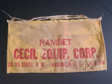 Vintage Cecil Equipment Corporation Cloth Shop Nail Apron Washington Dc Ramset Vintage Cecil Equipment Corporation Cloth Shop Nail Apron Washington Dc Ramset