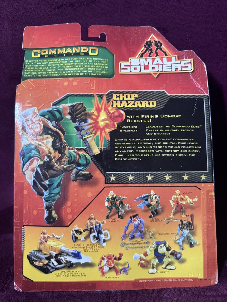 1998 Small Soldiers Elite Platoon Leader Chip Hazard Action Figure