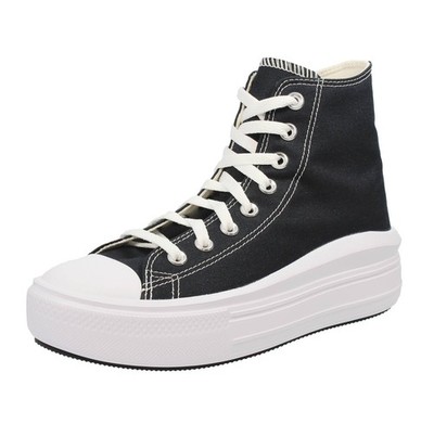 Converse Move High Top Schwarz - Größe 39 [8 US 24,1cm] Damen Schuhe Sneaker