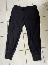ATHLETA Black Drawstring FLUX 2.0 JOGGER Activewear Pants Sz L 868915