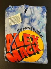 Nickelodeon The Secret World Of Alex Mack Hoodie Men’s Size Large Blue Tie Dye