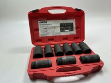 Used 23 Oem Tools 27188 Axle Nut Socket Set - 9 Piece 6 Pt 12 Drive Impact