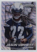 2014 Panini Prizm Light Blue Wave Prizm 58/99 Jason Verrett #280 fm0