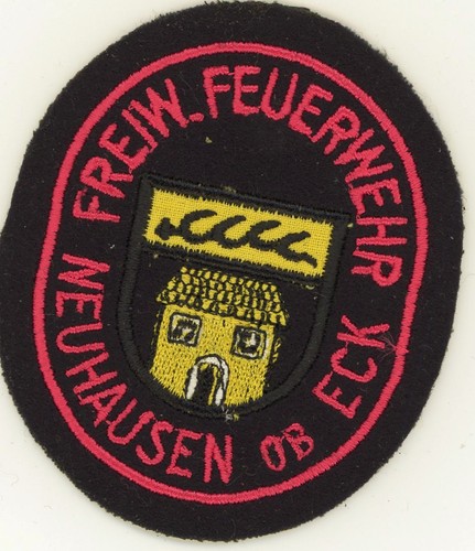 Distintivo patch vigili del fuoco Neuhausen OT Neuhausen Germania nuovo