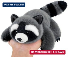 Adorable Raccoon Stuffed Animal Soft Raccoon Plush Toy Cute Birthday Gifts fo...