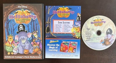 Pooh's Heffalump Halloween Movie DVD 2005 Disney Winnie Lumpy's First w/ Insert