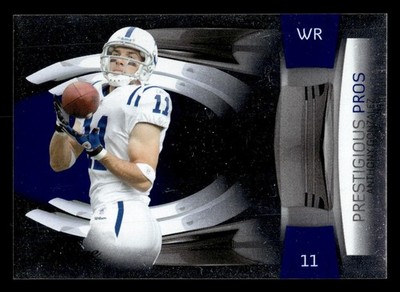 2009 Playoff Prestige #4 Anthony Gonzalez Prestigious Pros Blue #/1000