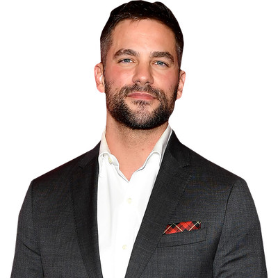 Brant Daugherty (Black Suit) Half Body Buddy Cutout