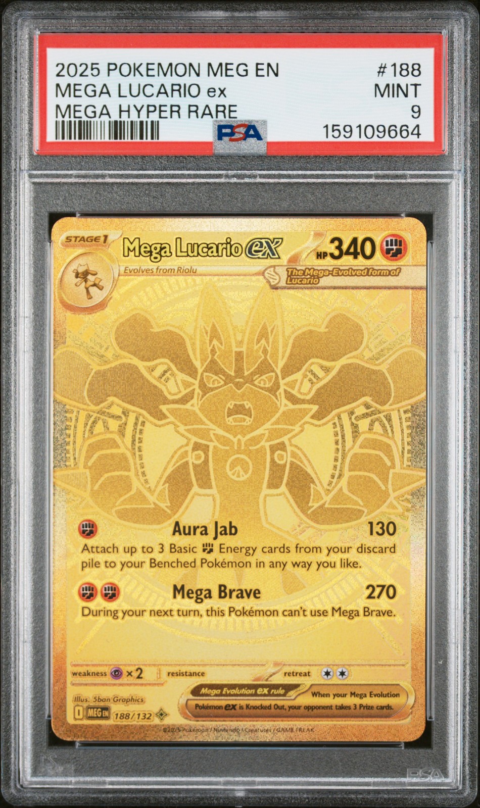 Mega Lucario Ex #188