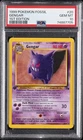 1999 POKEMON FOSSIL 1ST EDITION #20 GENGAR PSA 10