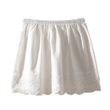 Femme Coton Jupon Jupe Combinaisons sous-Jupe Trapèze Demi Décontracté