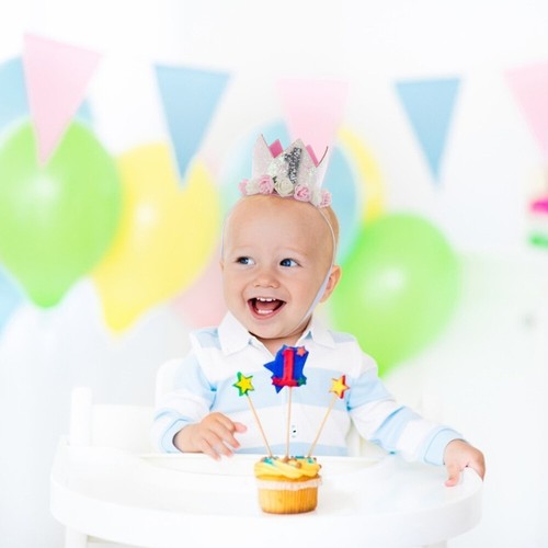 Kids First Birthday Hat Baby Girl Photo Props Flower Headband Hat - Picture 3 of 12