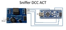 Sniffer DCC converter con gestione ACT - Arduino - Raspberry - ESP32 - Digitale